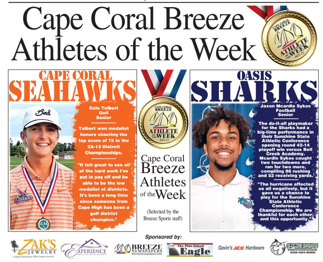 Athletes of the Week 11/04/22 News, Sports, Jobs North Fort Myers